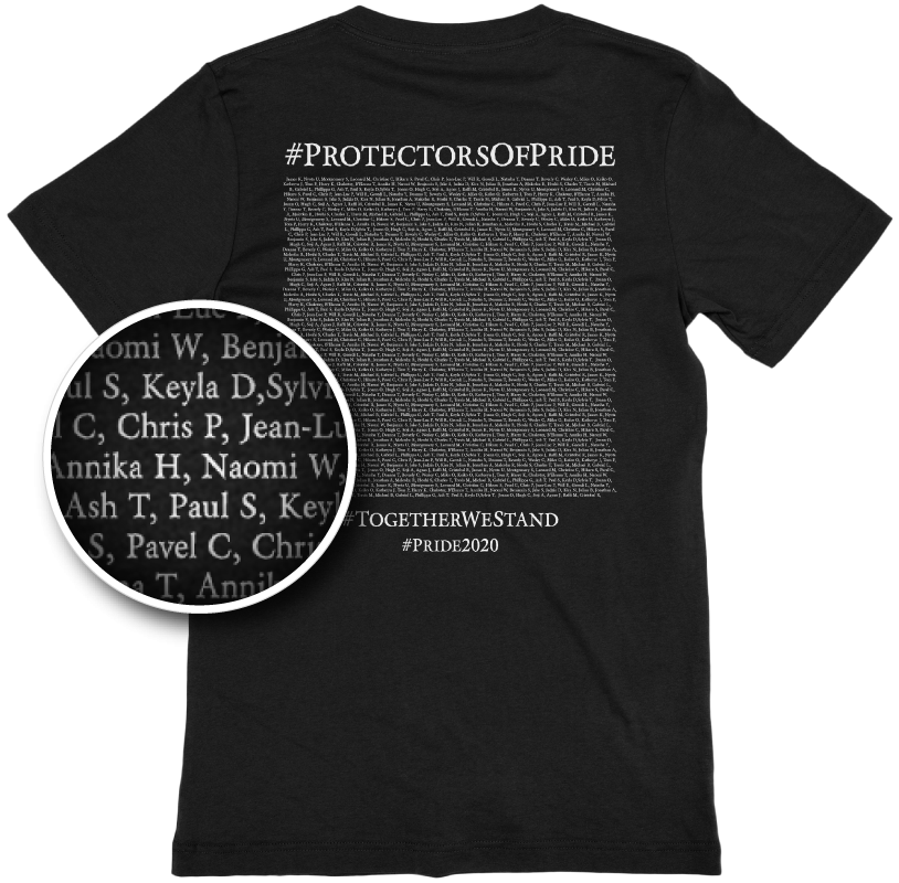 Pride Knights T-Shirt (Back)